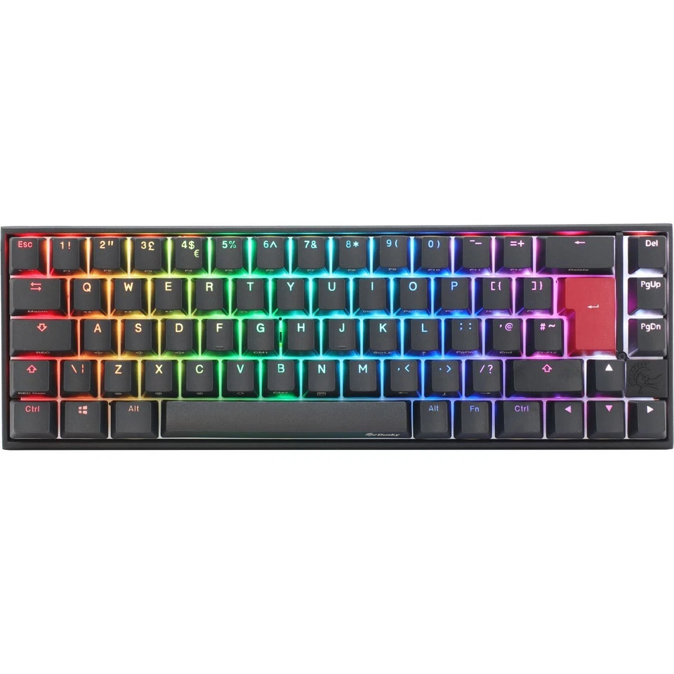 Ducky Mecha Pro SF 65% USB RGB Mechanical Gaming Keyboard Cherry MX Brown - UK - Image 3 of 4
