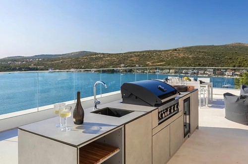 Modulare Outdoor Küche mit Gasgrill & Spüle – wetterfest & hochwertig - Bild 15 von 16
