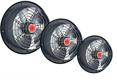 UZMAN-VENTILATOREN- Ventilator 230V Industrie- Axiallüfter f. Zu-Abluft Wand Decke Lüfter Gebläse