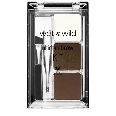 Wet N Wild Ultimate Eyebrow Makeup Kit, Long-Lasting Matte Brow Powder, Tweezers
