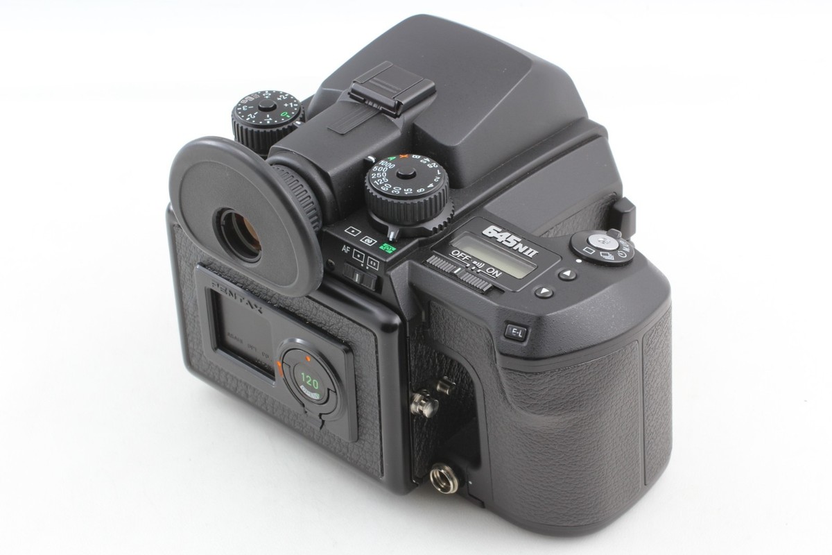 TOP MINT w/ Hood Strap ] Pentax 645 NII Film Camera FA 75mm f/2.8