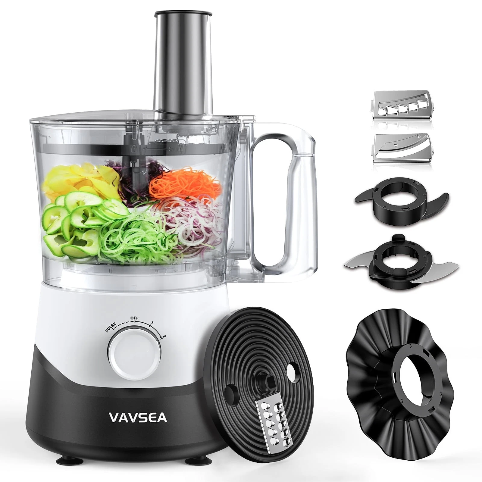 VAVSEA Food Processor and Vegetable Chopper, 500W Electric Food Chopper, White
Opens in a new window