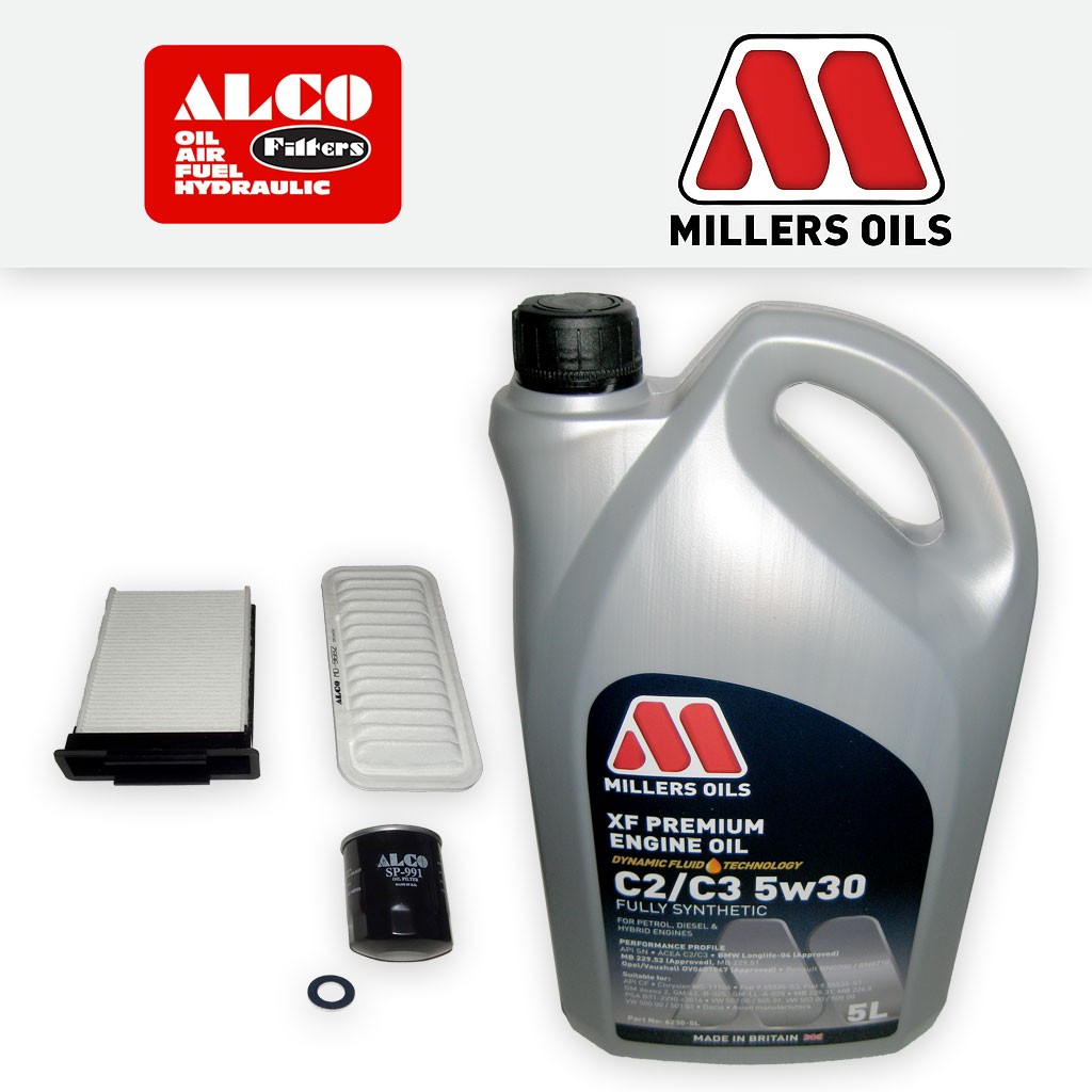 SERVICE KIT for CITROEN C1 1.0 OIL AIR CABIN FILTERS +XF C2/C3 OIL (2005-2014)