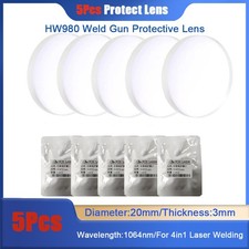 5Pcs D20X3 Laser Protective Lens For Reci HW980 Laser Welding Cleaning Accessory