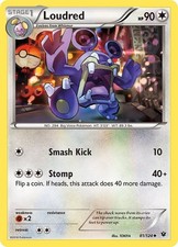 Loudred 81/124 Uncommon XY - Fates Collide Pokemon NM/LP