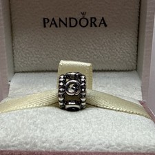 148A NWOT AUTH PANDORA SS RING OF ROSES CHARM #790456 RETIRED!