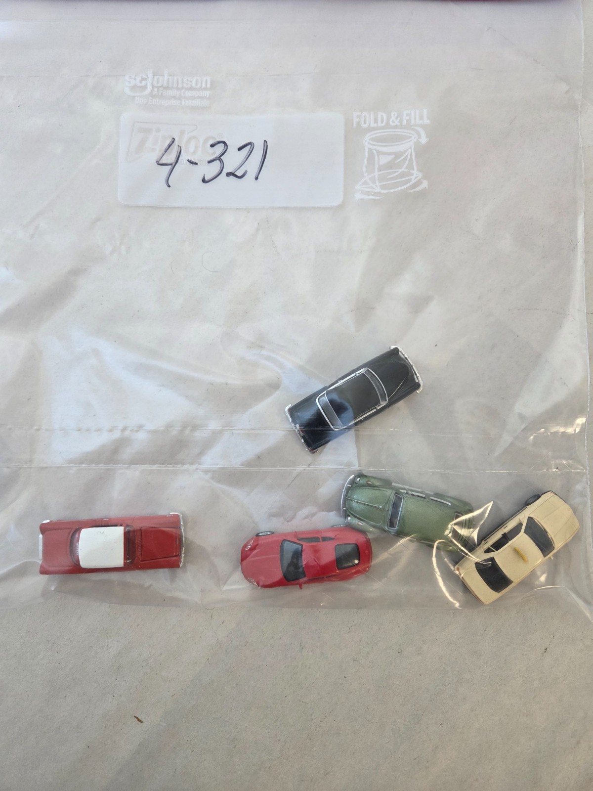 Grab Bag #4-321 HO Scale Cars