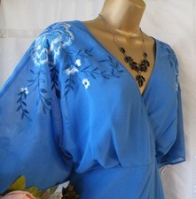 π****MONSOON BNWT "LYLA BLUE" DRESS SIZE 18***π