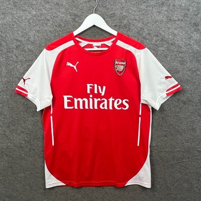 Arsenal Shirt Mens Medium Red PUMA Home Jersey Kit Alexis Sanchez #17 2014/15