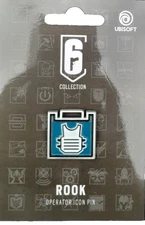 TOM CLANCY RAINBOW 6 SIX SIEGE ROOK OPERATOR ICON PIN BADGE UBISOFT R6 NEW!