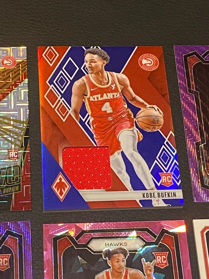 2023-24 Kobe Bufkin Blue /25 Rookie Memorabilia Patch Panini Phoenix RC #RM-BUF - Image 3 of 4