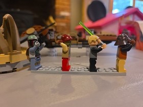 Lego Star Wars Desert Skiff 9496 All Minifigs. Mostly Complete