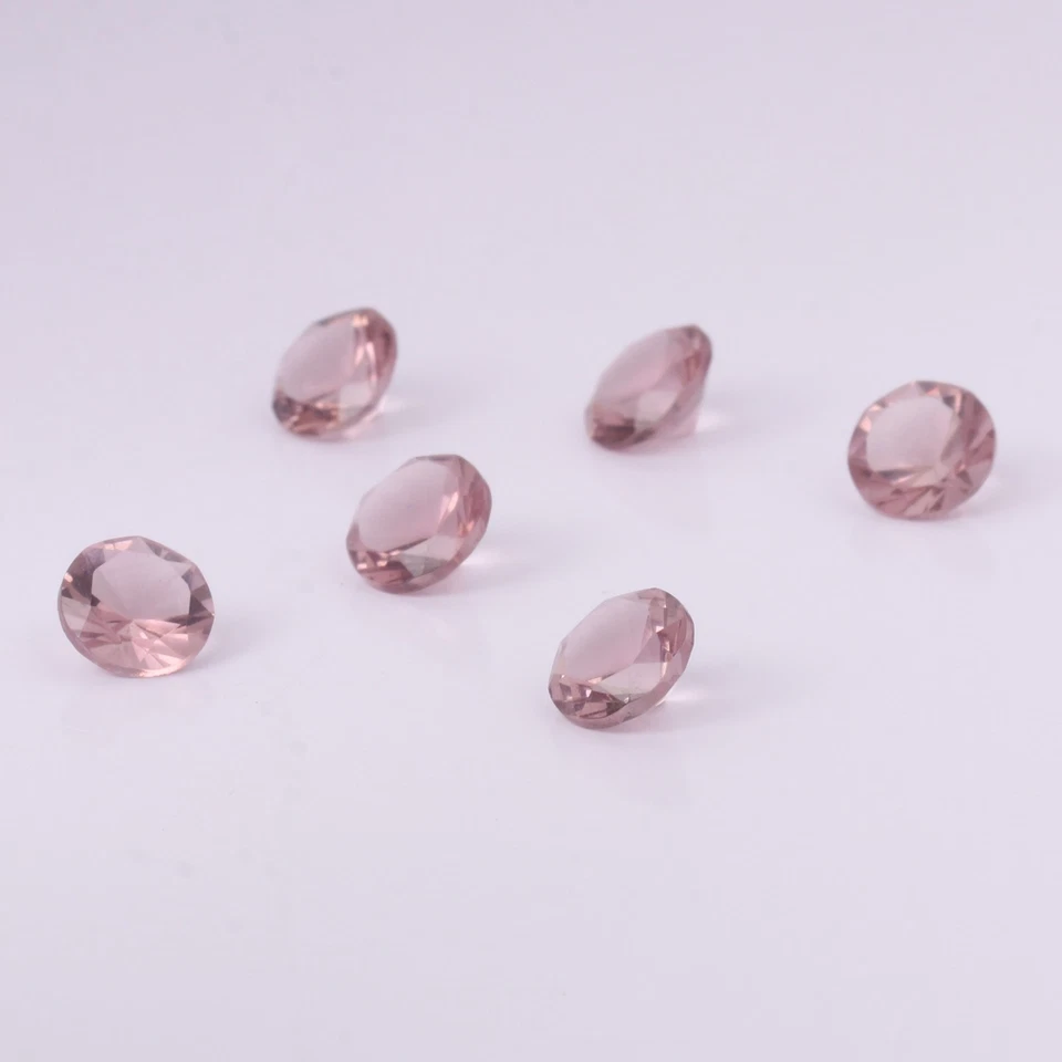 10 Ct./7 mm  Round Cut Color Change Alexandrite Gemstones 6 Pcs Lot For Jewelry - Image 3 of 4