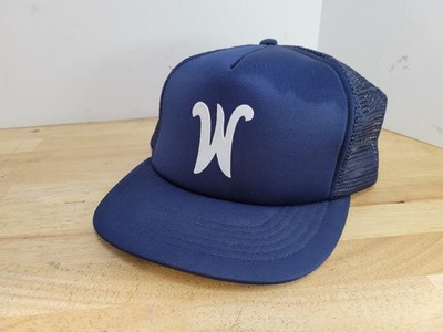 Vintage New Era Pro Design Snapback Hat Cap Wichita State Shockers Blue USA M-L