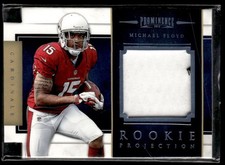 2012 Panini Prominence #22 Michael Floyd RC Projection Materials SN,MEM 3203M