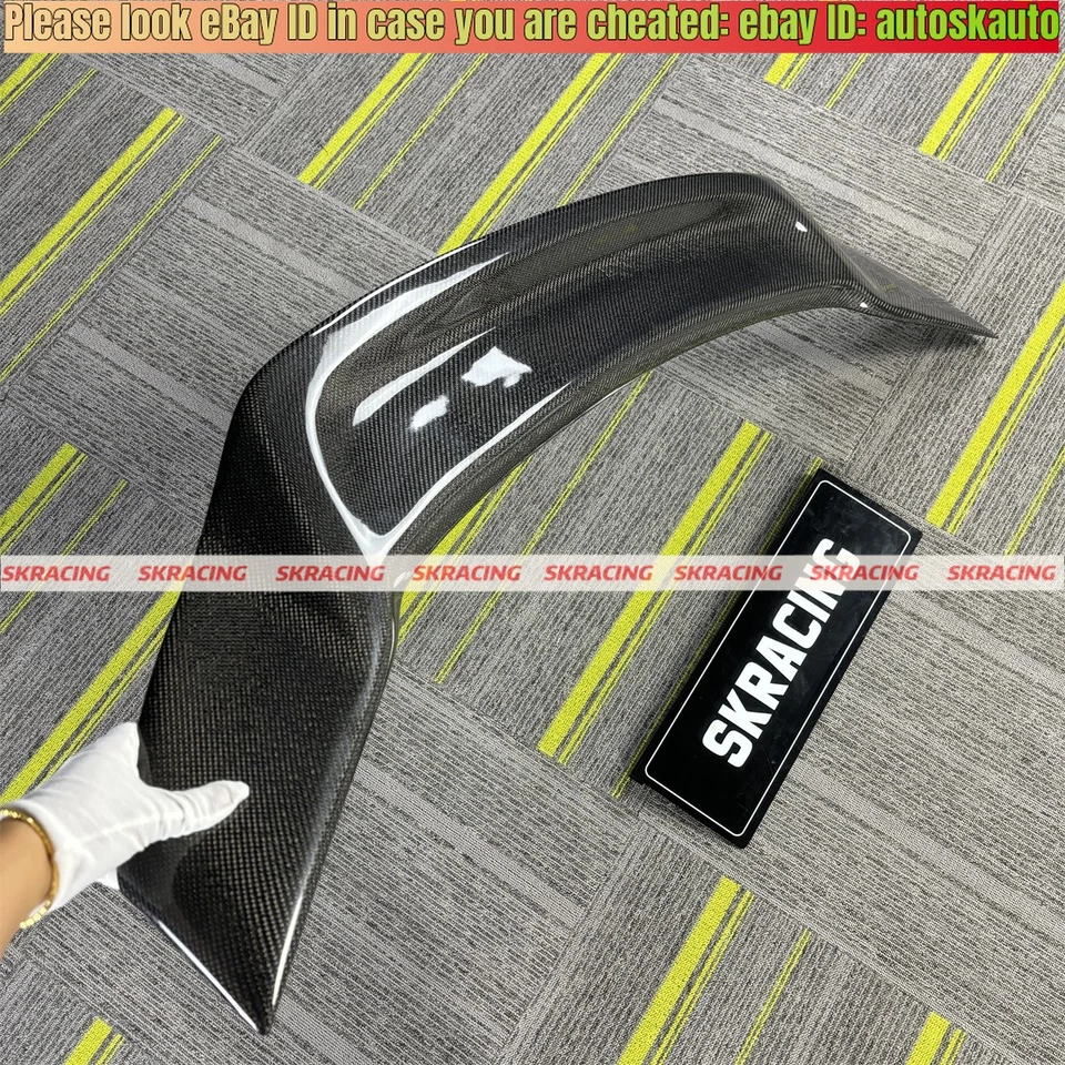 Para Mercedes-Benz SLK Class R172 11-16 bota traseira de fibra de carbono porta-malas asa spoiler - Imagem 4 de 4