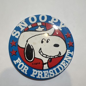 Snoopy for President Pin | eBay