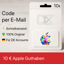 Apple iTunes - 10  Euro Gutschein Guthaben   ...