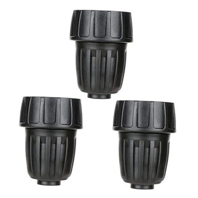 1/2 Inch Drip Irrigation Tubing Faucet 3/4'' to 1/2'' Hose Adapter (3 Pack)