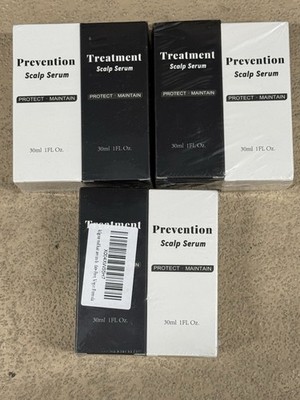 3 Sets Hair Serum Bundle Prevention / Treatment Scalp Serum Protect/Maintain 1oz