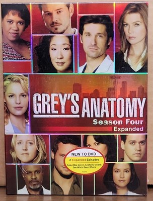 DVD Season 4 Expanded GREY'S ANATOMY Touchstone Television NEW SEALED