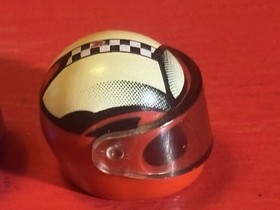 Lego Racers Helmet, Base & Head Lot From 4583, 4582, 4588, 8350 & 8389.