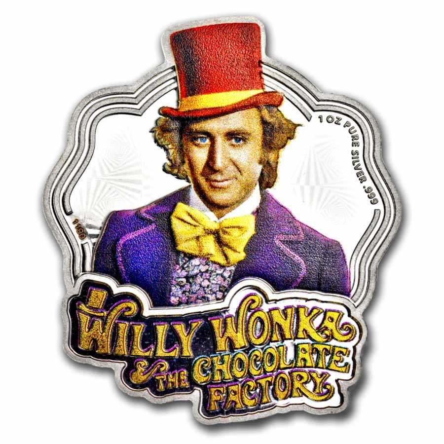 2024 Willy Wonka 1 oz Silver Colorized Coin in Box | eBay