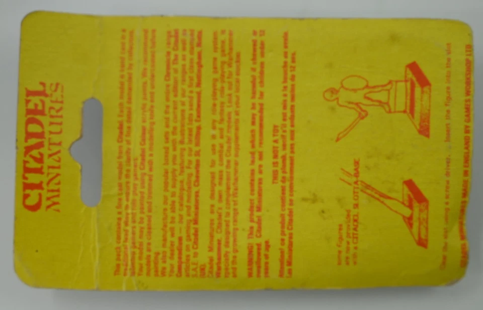 Mini blister sellado de plomo vintage Citadel Miniatures C23 ogro gigante Foto 3 de 3