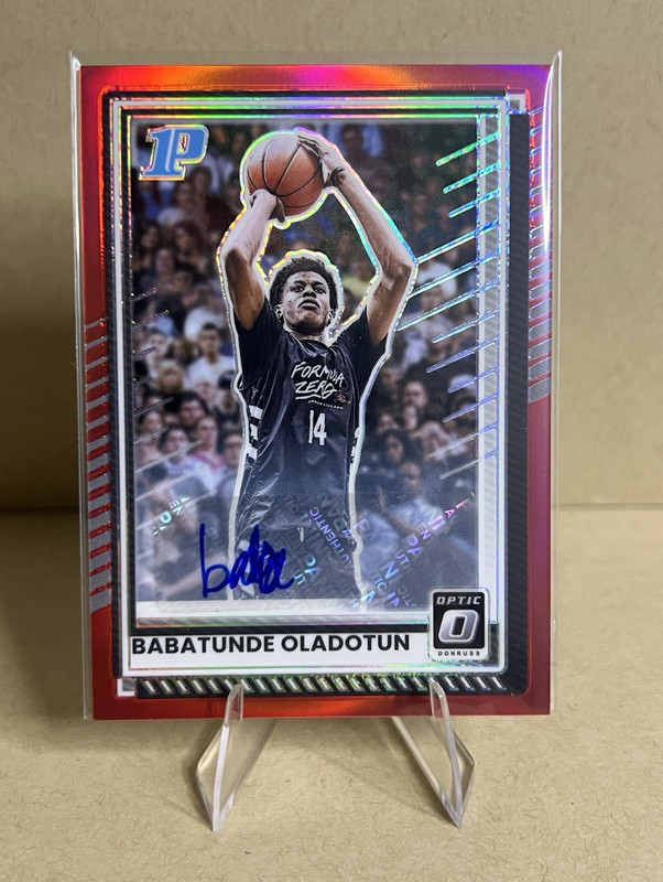 Panini Donruss Optic 2025-26 Basketball Babatunde Oladotun #68 Prizm Auto 26/75