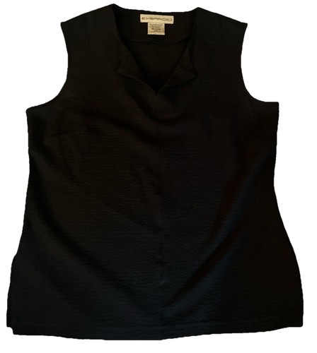 EXOFFICIO Black T Shirt Size Women's Medium Solid Black Sleeveless Shirt - Picture 5 of 5