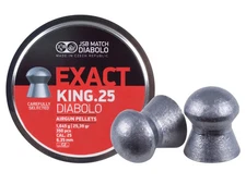 JSB Match Diabolo Exact King .25 Cal 25.39 Grains Domed 1400 Count (4 Tins 350)