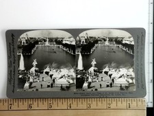 Grand Basin Plaza St. Louis Stereoview Keystone View Co. 1904 World's Fair