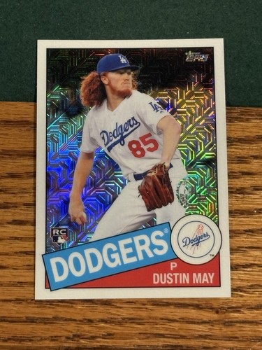 Dustin May #85C-19 2020 Topps Chrome Silver Pack 1985 card