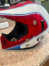 Vintage Arai MX-E Jeff Stanton Motocross Helmet size medium red/white