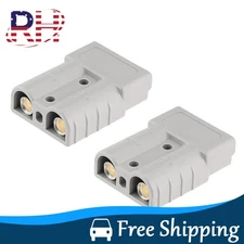 2PCS FOR Anderson Style Plug-Connectors 50/120AMP 12-24V 6AWG DC Power-Tool