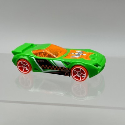 Hot Wheels Track Stars Nervenhammer limettengrün Maßstab 1:64 Postscheiben 4f