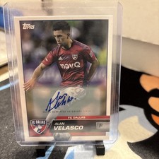 2023 Topps MLS Auto Alan Velasco #139 Auto FC DALLAS