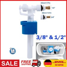 Universal Füllventil WC Spülkasten Schwimmer Ventil 3/8 & 1/2 Zoll Passt