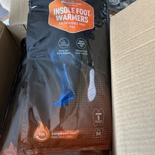 Insole Foot Warmers – Feet Size M | Woman 7.5-9 | Men 6.5-8,  6Pairs  New Sealed