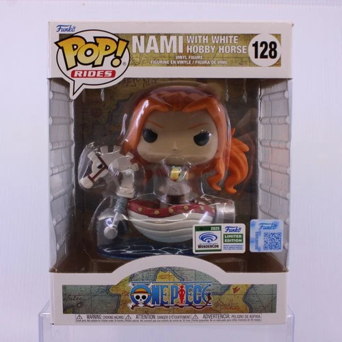 GU Funko Pop Rides One Piece NAMI With White Hobby Horse Wondercon Exclusive 128