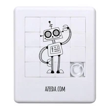 'Happy Robot' Sliding Puzzle (PZ00004371)