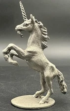 Vintage Unicorn Pewter Figurine Spoontiques Fantasy 1979