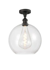 Innovations Lighting 516-1C-16-12 Athens Semi-Flush Athens 12"W - Bronze