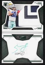 2021 Panini Playbook Jersey Green /25 Simi Fehoko #242 Rookie Auto RC