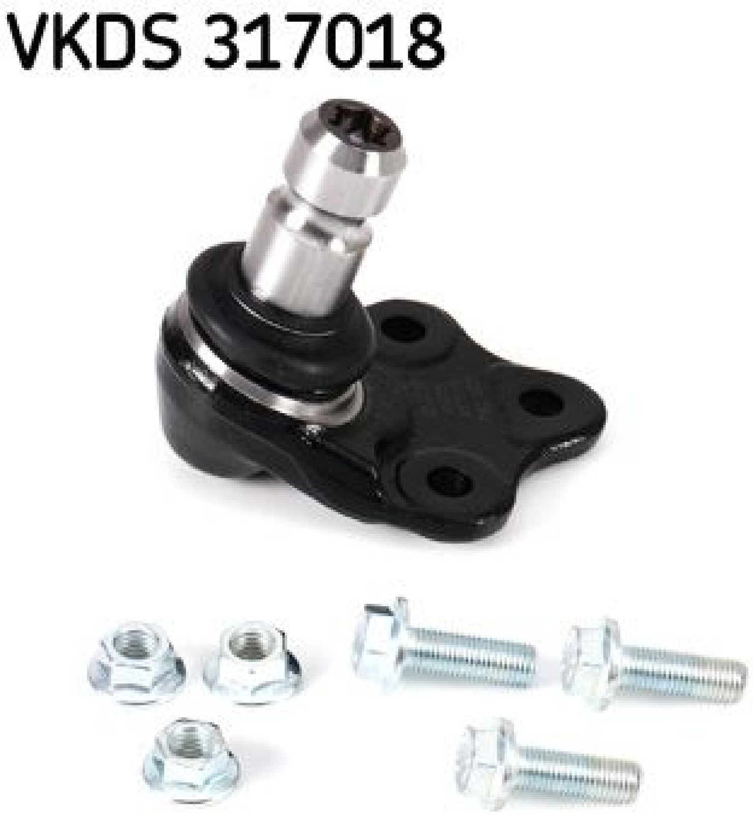 SKF Traggelenk mit synthetischem Fett VKDS 317018 Position Vorderachse beidseitig Höhe 95 mm Länge 125 mm Breite 137 mm - OE-Qualität - Bild 2
