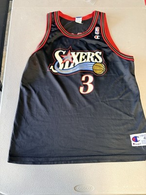 IVerson 3 SIXERS ジャージ サイズ48 NWOTS Vintage Allen Iverson #3 Philadelphia Sixers 76ers Jersey Sz