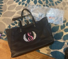 Thirty-One Square Tote Black fall 2022 With Organizer