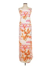 NWT Nasty Gal Inc. Women Orange Casual Dress 4