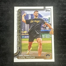 2025 Topps Series 1 First Pitch #FP-6 Carl Radke Pittsburgh Pirates