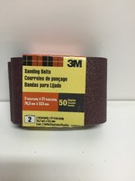 3m 9266na Heavy Duty Power Sanding Belts - Coarse 50g, 3in By 21in 2-pack 3m 9266na Heavy Duty Power Sanding Belts - Coarse 50g, 3in By 21in 2-pack